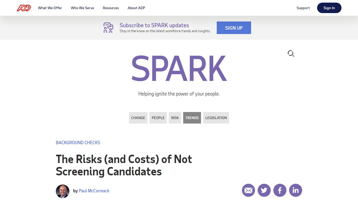 The Risks (and Costs) of Not Screening Candidates - adp.com